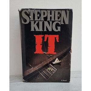 IT STEPHEN KING 1986 VIKING BOOK READING THRILLER MYSTERY